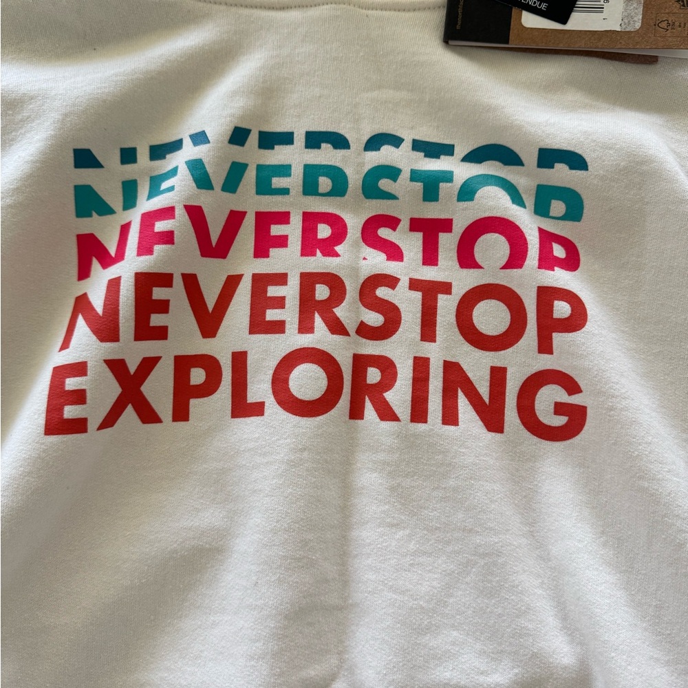 The North Face White Graphic Tee Hoodie